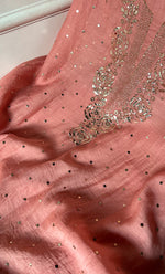 将图像加载到图库查看器中， Women's Lakhnavi Handcrafted Mul Chanderi Unstitched Chikankari Full Suit Material - HONC0320777