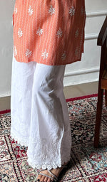 Load image into Gallery viewer, Women's Lakhnavi Handcrafted Cotton Chikankari Top - HONC0350779