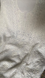 Load image into Gallery viewer, Women's Lakhnavi Handcrafted Mul Chanderi Unstitched Kurta And Dupatta Set - HONC0347658