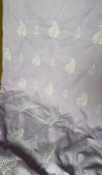Load image into Gallery viewer, Women's Lakhnavi Handcrafted Cotton Chikankari Full Suit Material .
