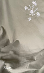 Load image into Gallery viewer, Women&#39;s Lakhnavi Handcrafted Unstitched Cotton Chikankari Suit Material - HONC0317004
