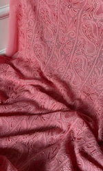 Load image into Gallery viewer, Women&#39;s Lakhnavi Handcrafted Viscose Georgette Chikankari Full Suit Material - HONC0277016
