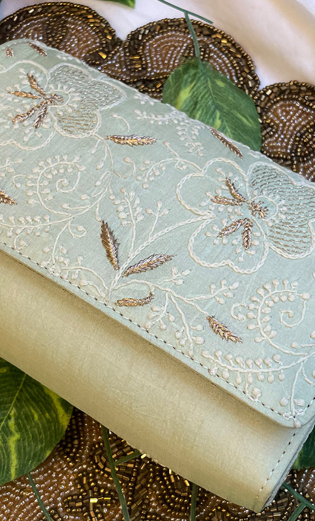 Chikankari Clutch Bag - HONC0317822