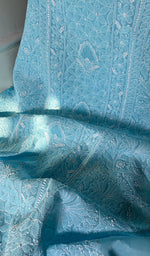 Load image into Gallery viewer, Alayna Women&#39;s Lakhnavi Handcrafted Unstitched Cotton Chikankari Suit Material - HONC0294558
