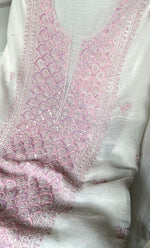 Load image into Gallery viewer, Women&#39;s Lakhnavi Handcrafted Mul Chanderi Unstitched Kurta And Dupatta Set- HONC0321260
