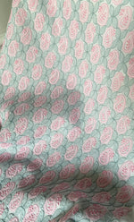 Load image into Gallery viewer, Women&#39;s Lakhnavi Handcrafted Unstitched Cotton Chikankari Suit Material - HONC0317348
