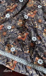 Load image into Gallery viewer, Women&#39;s Lakhnavi Handcrafted Cotton Chikankari Unstitched Kurti Fabric - HONC0315331
