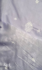 Load image into Gallery viewer, Women&#39;s Lakhnavi Handcrafted Cotton Chikankari Unstitched Kurti Fabric - HONC0302637
