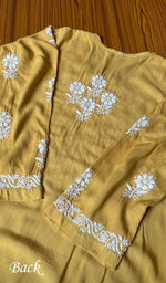 Load image into Gallery viewer, Women&#39;s Lucknowi Handcrafted  Modal Cotton Chikankari Kurti - HONC0298712
