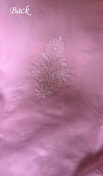 将图像加载到图库查看器中， Women's Lakhnavi Handcrafted Cotton Unstitched Chikankari Suit Material - HONC0379159