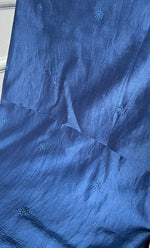 将图像加载到图库查看器中， Lucknowi Handcrafted Chanderi Silk Chikankari Unstitched Unisex Kurta Fabric - HONC0288637