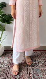Women's Lucknowi Handcrafted Cotton Chikankari Kurti -HONC0164336