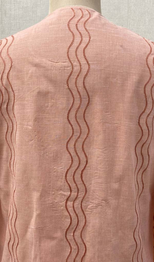 Men's Lucknowi Handcrafted Cotton Chikankari Kurta - HONC0424