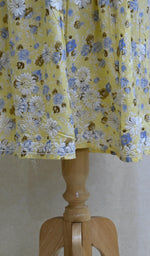 将图像加载到图库查看器中， Women&#39;s Lakhnavi Handcrafted Printed Cotton Chikankari Dress - HONC034195
