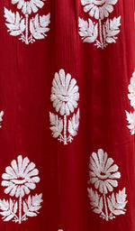 将图像加载到图库查看器中， Women&#39;s Lucknowi Handcrafted Modal Cotton Chikankari Dress - HONC051221