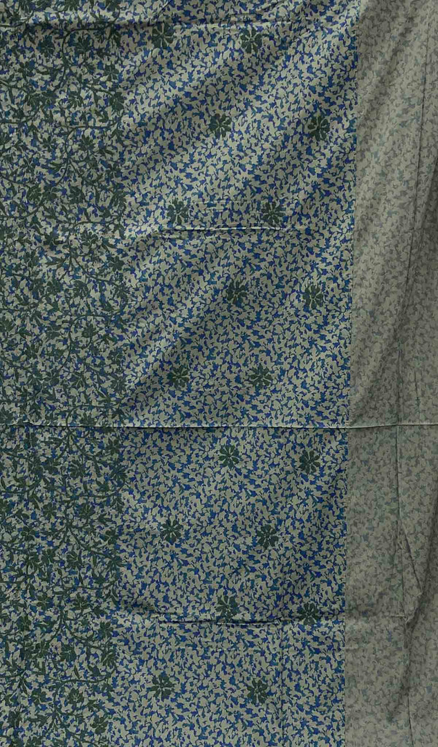 Lakhnavi 手工制作的 Chikankari 棉质床单套装 - HONC043437