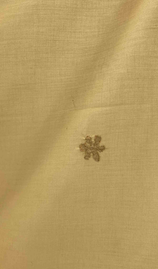 Lakhnavi Handcrafted Cotton Chikankari Table Cover - HONC041275