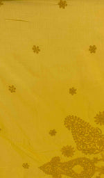 将图像加载到图库查看器中， Lakhnavi 手工制作的棉质 Chikankari 桌布 - HONC041247