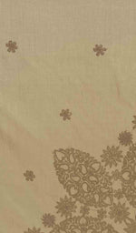 将图像加载到图库查看器中， Lakhnavi 手工制作的棉质 Chikankari 桌布 - HONC041201