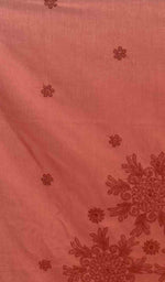 将图像加载到图库查看器中， Lakhnavi 手工制作的棉质 Chikankari 桌布 - HONC041225