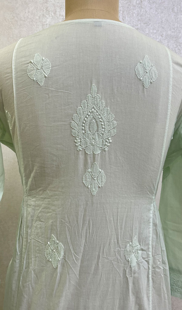 Women's Lakhnavi Handcrafted Cotton Chikankari Top - HONC0111341