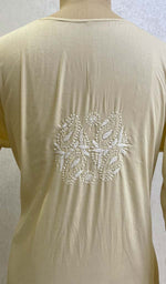 Lucknowi 手工棉质 Chikankari Kurti - HONC0135325