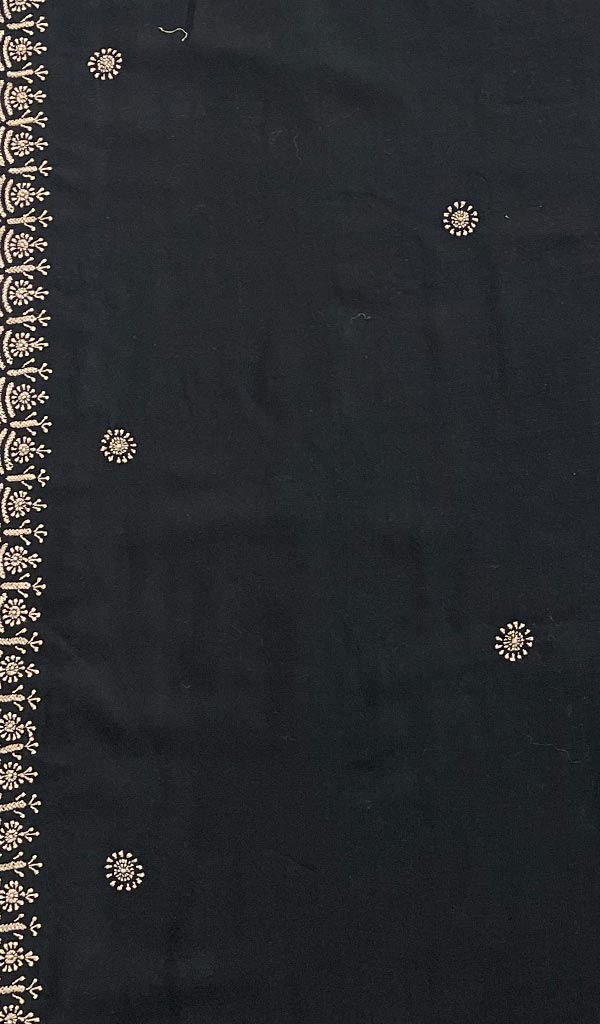 Lucknowi Handcrafted Pashmina Men's Chikankari Shawl - HONC0103850