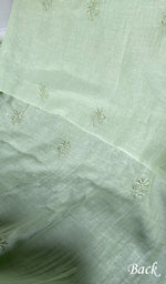 Load image into Gallery viewer, Women's Lakhnavi Handcrafted Mul Chanderi Unstitched Kurta And Dupatta Set - HONC0278948