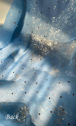 将图像加载到图库查看器中， Marifa Women&#39;s Lakhnavi Handcrafted Pure Organza Chikankari Unstitched Kurta And Dupatta Set- HONC0294044
