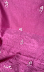 Load image into Gallery viewer, Women&#39;s Lakhnavi Handcrafted Maheshwari Mul Chanderi Kurta And Dupatta Set - HONC0275136
