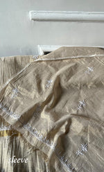 将图像加载到图库查看器中， Women's Lakhnavi Handcrafted Tissue Chanderi Unstitched Chikankari Kurta And Dupatta Set - HONC0328099