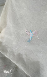 Load image into Gallery viewer, Chidiya Women&#39;s Lakhnavi Handcrafted Unstitched Mul Chanderi Kurta And Dupatta Set - HONC0323684
