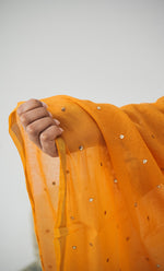 将图像加载到图库查看器中， Shanaya Women&#39;s Lakhnavi Handcrafted Mul Chanderi Chikankari Stitched Kurta, Dupatta And Pant Set - HONC0322418
