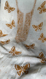 Load image into Gallery viewer, Titlee Women's Lakhnavi Handcrafted Mul Chanderi Kurta And Dupatta Set - HONC0378406