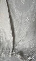 Load image into Gallery viewer, Women&#39;s Lakhnavi Handcrafted Tissue Chanderi Semi - Stitched Kurta And Dupatta Set - HONC0257411
