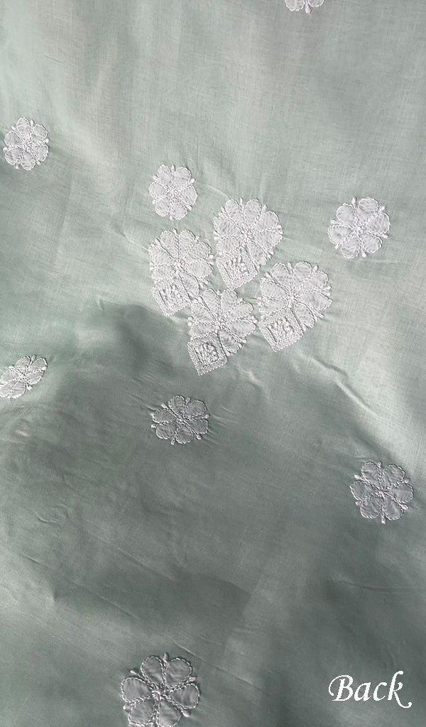 Women's Lakhnavi Handcrafted Cotton Chikankari Suit Material - HONC0291822