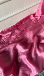 Load image into Gallery viewer, Women's Lakhnavi Handcrafted Tussar Silk Chikankari Kurta And Dupatta Set - HONC0339803