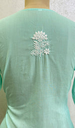 将图像加载到图库查看器中， Naira Women&#39;s Lucknowi Handcrafted Cotton Chikankari Kurti - HONC0169051
