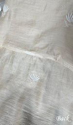 Load image into Gallery viewer, Women&#39;s Lakhnavi Handcrafted Munga Silk Chikankari Kurta And Dupatta Set- HONC0259743
