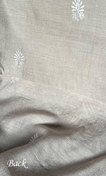 将图像加载到图库查看器中， Women&#39;s Lakhnavi Handcrafted Munga Silk Chikankari Kurta And Dupatta Set- HONC0280927
