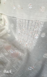 Load image into Gallery viewer, Women's Lakhnavi Handcrafted Unstitched Mul Chanderi Kurta And Dupatta Set - HONC0323593