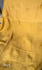 Load image into Gallery viewer, Women&#39;s Lakhnavi Handcrafted Mul Chanderi Unstitched Kurta And Dupatta Set- HONC0310813
