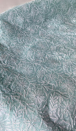 Load image into Gallery viewer, Eesha Women's Lucknowi Handcrafted Kota Cotton Chikankari Unstitched Kurta And Dupatta Set - HONC0348963