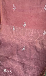 Load image into Gallery viewer, Women&#39;s Lakhnavi Handcrafted Tissue Chanderi Unstitched Kurta And Dupatta Set - HONC0298037
