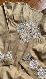 将图像加载到图库查看器中， Women&#39;s Lucknowi Handcrafted Cotton Chikankari Kurti - HONC0301042
