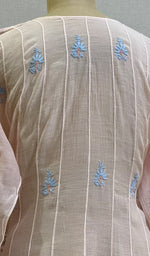 将图像加载到图库查看器中， Women&#39;s Lakhnavi Handcrafted Mul Chanderi Semi - Stitched Kurta And Dupatta Set - HONC0215481
