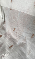 Load image into Gallery viewer, Women&#39;s Lakhnavi Handcrafted Mul Chanderi UnStitched Kurta And Dupatta Set - HONC0314671

