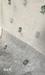 Load image into Gallery viewer, Titlee Women's Lakhnavi Handcrafted Unstitched Mul Chanderi Kurta And Dupatta Set - HONC0260939