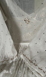 将图像加载到图库查看器中， Women&#39;s Lakhnavi Handcrafted Mul Chanderi Semi - Stitched Kurta And Dupatta Set - HONC0295375
