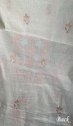 将图像加载到图库查看器中， Women's Lakhnavi Handcrafted Mul Chanderi Unstitched Kurta And Dupatta Set - HONC0266911